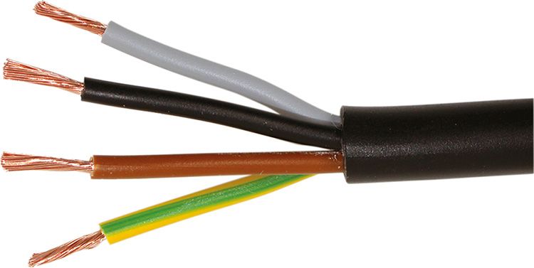 Тому, крім дроту для виділеної електролінії, потрібно буде купити кабель для підключення вбудовуваної плити до розетки