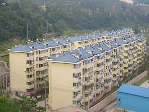 Сонячні водонагрівачі можна зустріти на дахах багатьох нових будинків в китайській провінції Хубей